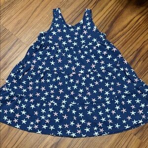 GAP Kids Navy Star Print Casual Dress